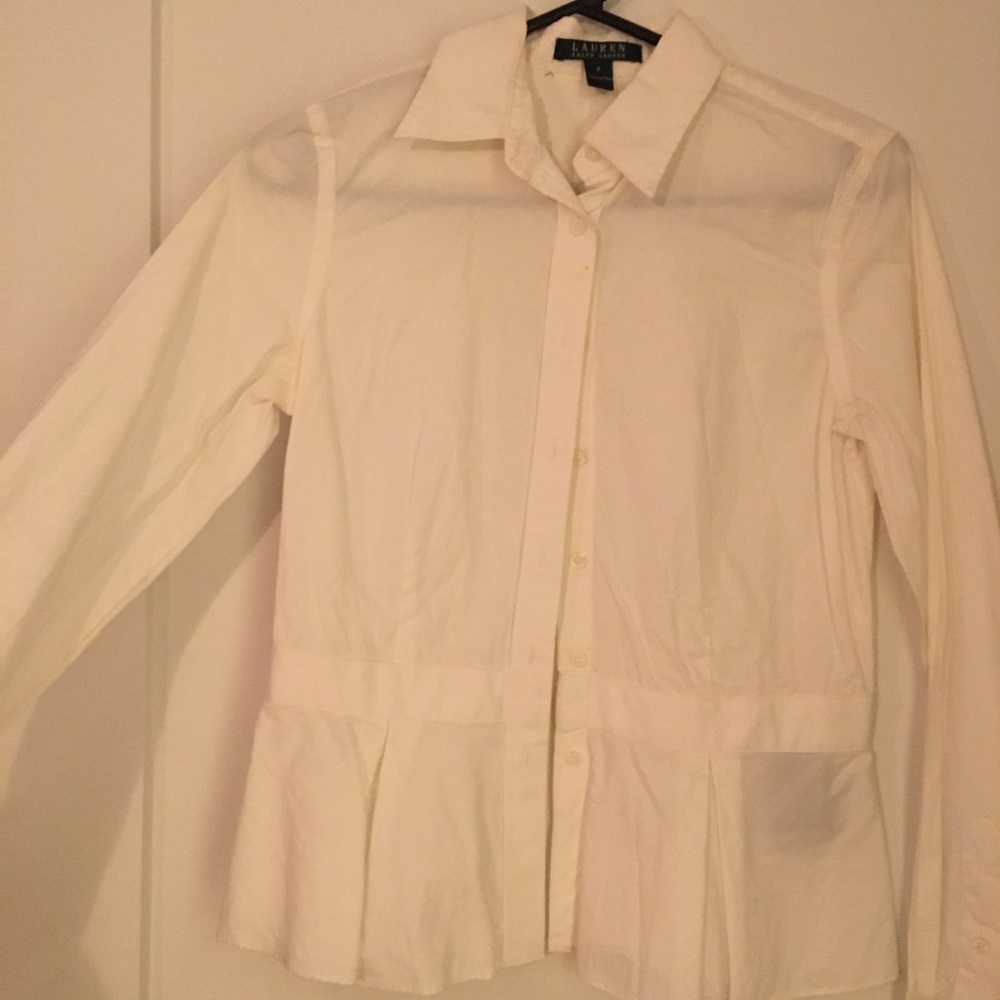 Ralph Lauren white blouse